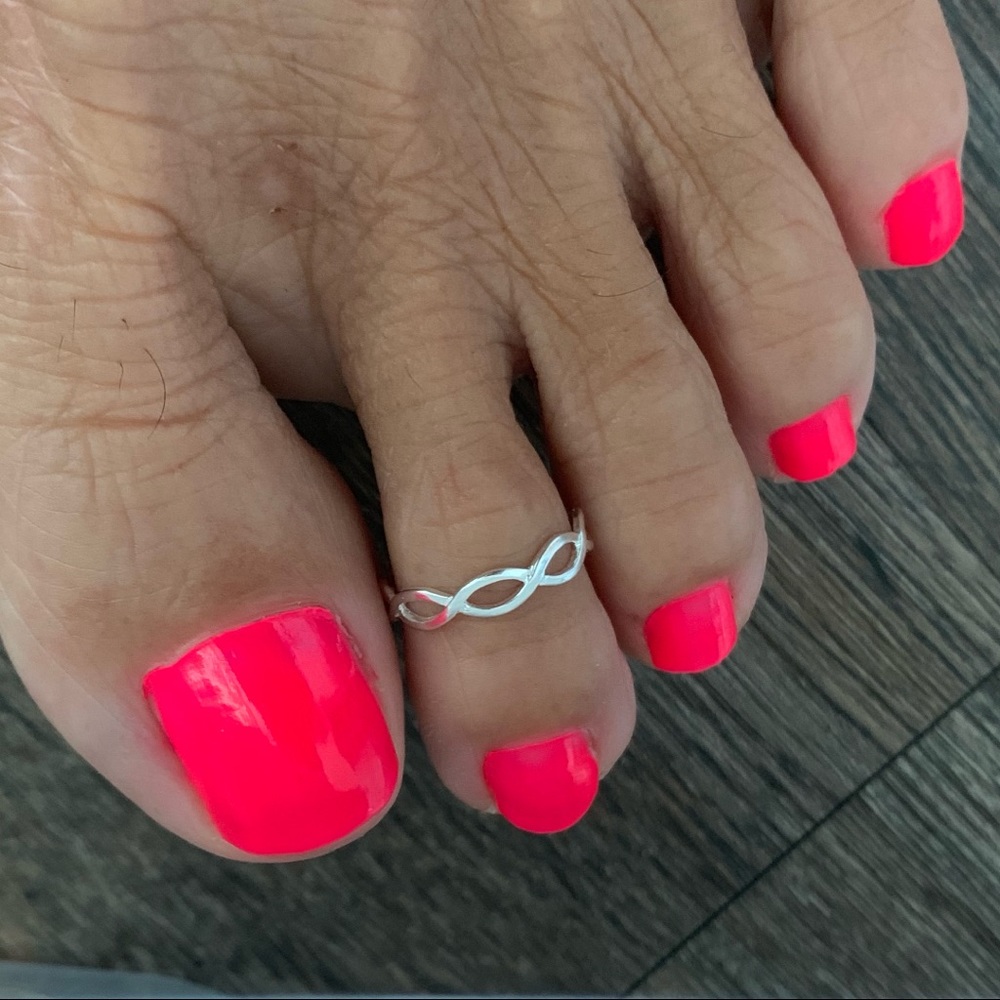 Sterling Silver One Thin Braid Ring, Silver Ring - image 8